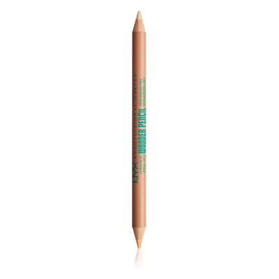 NYX Professional Makeup Wonder Pencil kétoldalas szemceruza árnyalat 02 Medium 2x0,7 g