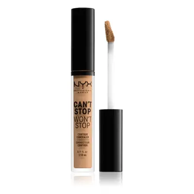 NYX Professional Makeup Can't Stop Won't Stop folyékony korrektor árnyalat 7.5 Soft Beige 3.5 ml