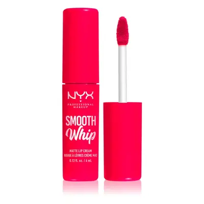 NYX Professional Makeup Smooth Whip Matte Lip Cream bársonyos rúzs kisimító hatással árnyalat 10