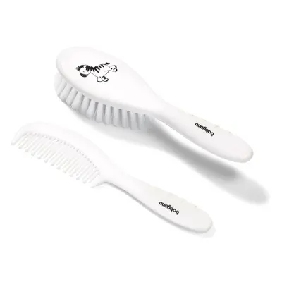 BabyOno Hair Brush hajkefe White 2 db