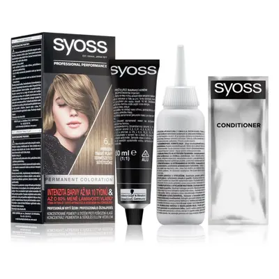 Syoss Permanent Color tartós hajfesték árnyalat 6_1 Natural Dark Blond 1 db