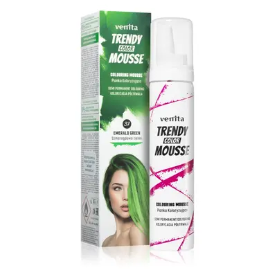 Venita Trendy Color Mousse színező hab ammónia nélkül árnyalat No. 37 - Emerald Green 75 ml