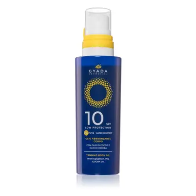 Gyada Cosmetics Solar Low Protection ápoló- és napvédő olaj testre SPF10 150 ml