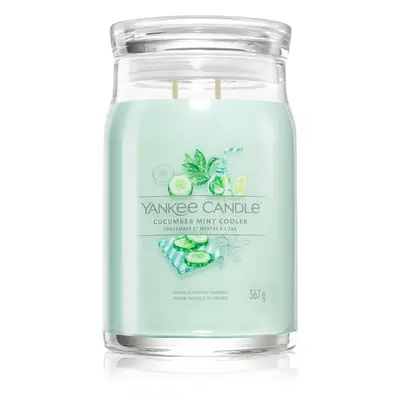 Yankee Candle Cucumber Mint Cooler illatgyertya Signature 567 g