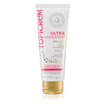 Topicrem UH BODY Ultra-Moisturizing Sparkling Body intenzíven hidratáló testápoló tej csillámpor