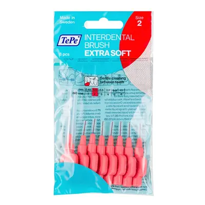 TePe Extra Soft fogköztisztító kefék 0,5 mm 8 db