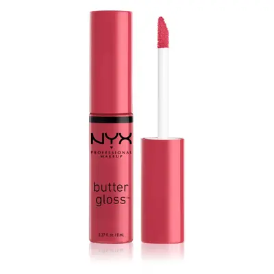 NYX Professional Makeup Butter Gloss ajakfény árnyalat 32 Strawberry Cheesecake 8 ml