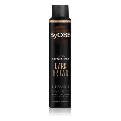 Syoss Dark Brown száraz sampon sötét hajra 200 ml