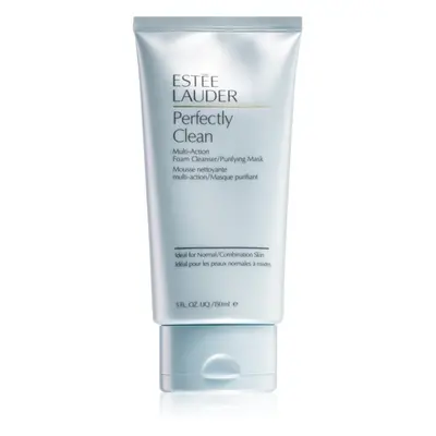 Estée Lauder Perfectly Clean Multi-Action Foam Cleanser/Purifying Mask tisztító hab 2 in 1 150 m