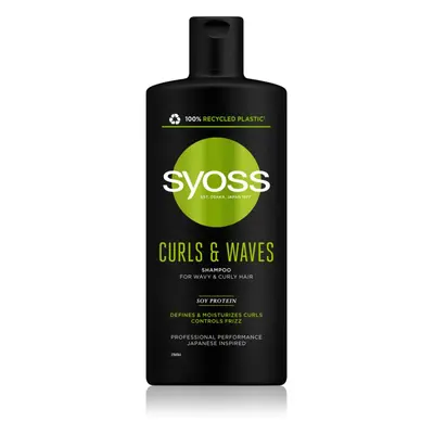 Syoss Curls & Waves sampon hullámos és göndör hajra 440 ml