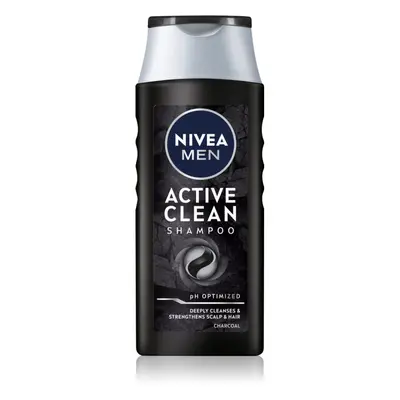 Nivea Men Active Clean sampon aktív faszénnel uraknak 250 ml