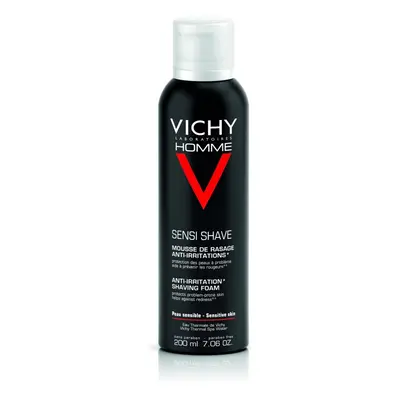 Vichy Homme Anti-Irritation borotválkozási hab érzékeny és irritált bőrre 200 ml