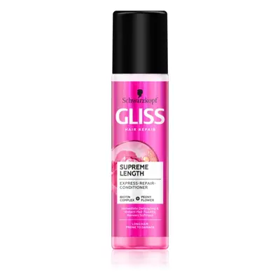 Schwarzkopf Gliss Supreme Length regeneráló balzsam hosszú hajra 200 ml