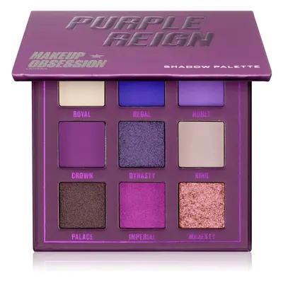 Makeup Obsession Mini Palette szemhéjfesték paletta árnyalat Purple Reign 0,38 g