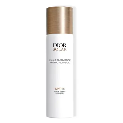 DIOR Dior Solar The Protective Face and Body Oil napozó olaj spray -ben SPF 15 125 ml