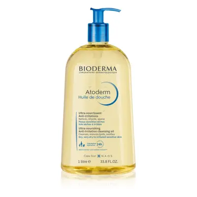 Bioderma Atoderm Shower Oil magasan tápláló és nyugtató tusfürdő olaj a száraz és érzékeny bőrre