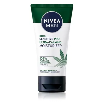 Nivea Men Sensitive Hemp nyugtató arckrém kender olajjal uraknak 75 ml