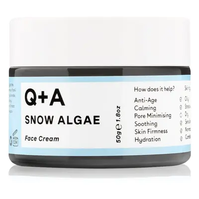 Q+A Snow Algae tápláló hidratáló száraz nagyon száraz érzékeny bőrre 50 g