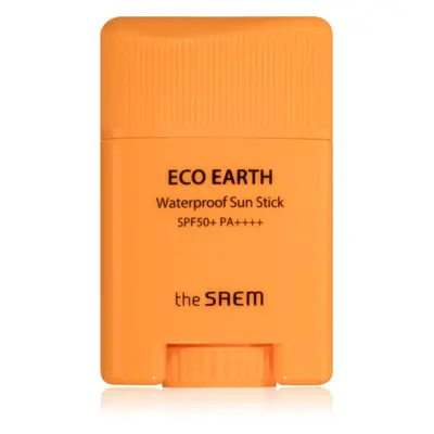 The Saem Eco Earth Waterproof vízálló napozó krém az arcra stift SPF 50+ 17 g