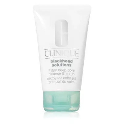 Clinique Blackhead Solutions 7 Day Deep Pore Cleanse & Scrub arctisztító peeling a mitesszerek e