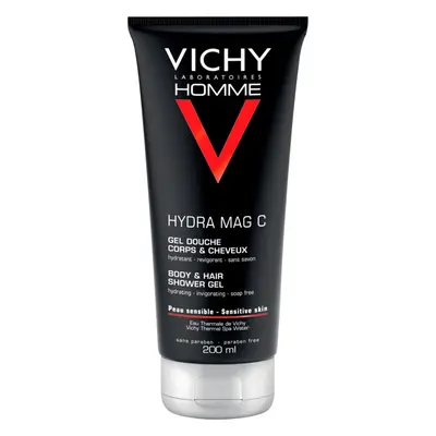 Vichy Homme Hydra-Mag C tusfürdő gél testre és hajra 200 ml