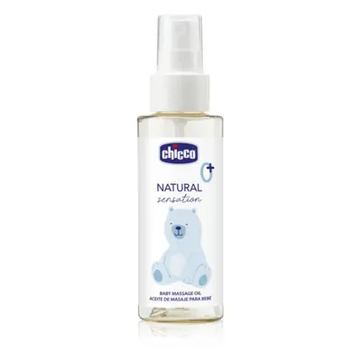 Chicco Natural Sensation Baby masszázsolaj gyermekeknek születéstől kezdődően 0+ 100 ml