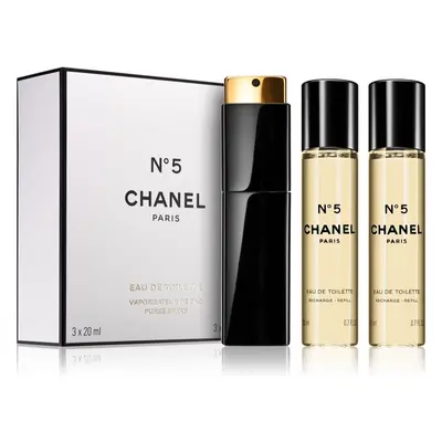 Chanel N°5 Eau de Toilette hölgyeknek 3 x 20 ml