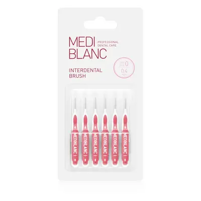 MEDIBLANC Interdental Pick-brush fogközi fogkefe 0,4 mm Pink 6 db