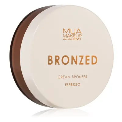 MUA Makeup Academy Bronzed krémes bronzosító árnyalat Espresso 14 g