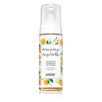 Anwen Orange & Bergamot tisztító hab normál és zsíros hajra 170 ml