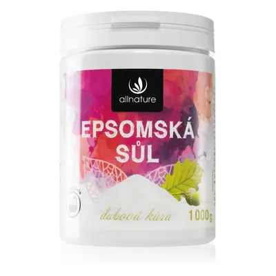 Allnature Epsom salt Oak Bark fürdősó 1000 g