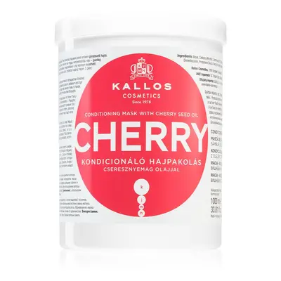 Kallos KJMN Professional Cherry hidratáló maszk a károsult hajra 1000 ml