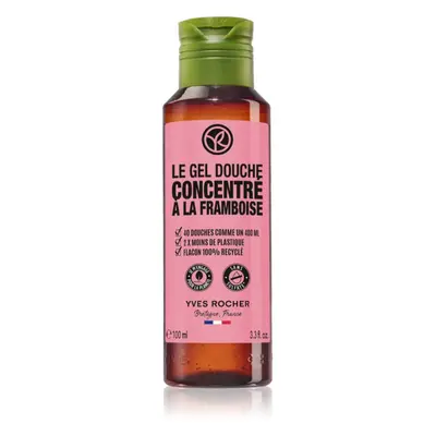 Yves Rocher Bain de Nature koncentrált összetételű tusfürdő Raspberry & Peppermint 100 ml