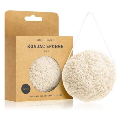 BrushArt Home Salon Konjac sponge gyengéd hámlasztó szivacs az arcra Natural 5 g