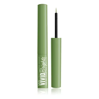 NYX Professional Makeup Vivid Brights szemhéjtus árnyalat 02 Ghosted Green 2 ml