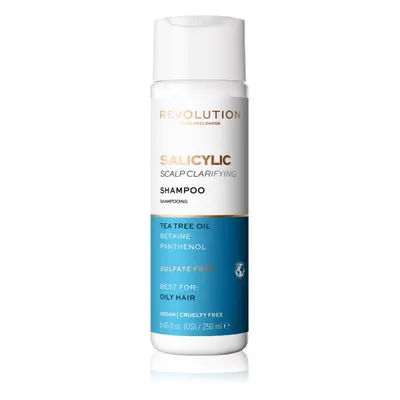 Revolution Haircare Skinification Salicylic tisztító sampon zsíros hajra és fejbőrre 250 ml