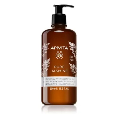 Apivita Pure Jasmine Shower Gel hidratáló tusoló gél esszenciális olajokkal 500 ml