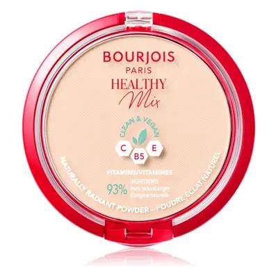 Bourjois Healthy Mix mattító púder a ragyogó bőrért árnyalat 01 Ivory 10 g