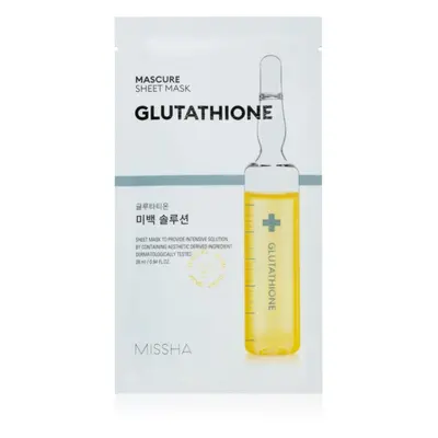 Missha Mascure Glutathione fehérítő gézmaszk 28 ml