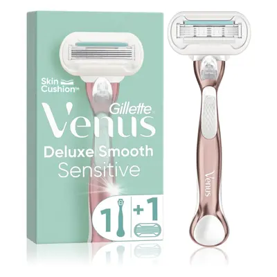 Gillette Venus Deluxe Smooth Sensitive Rosegold borotva + tartalék fej 1 db