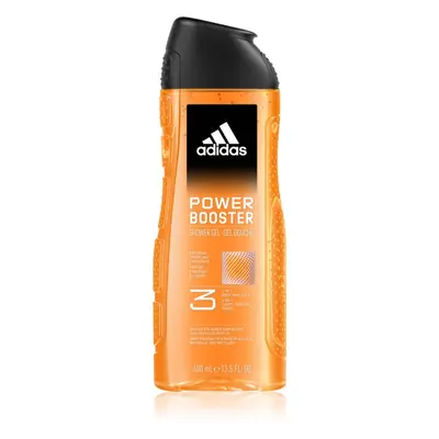 Adidas Power Booster energizáló tusfürdő gél 3 az 1-ben 400 ml