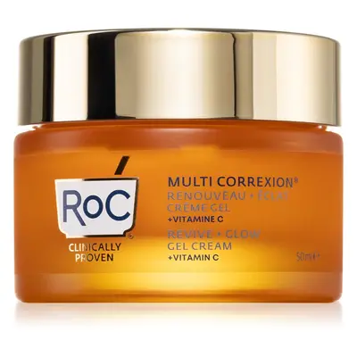 RoC Multi Correxion Revive + Glow géles krém az élénk bőrért 50 ml