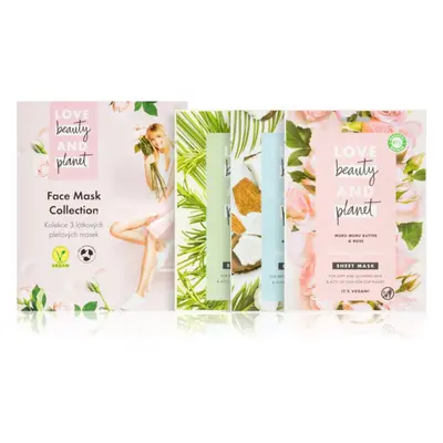 Love Beauty & Planet Face Mask Collection takarékos kiszerelés (az arcra)