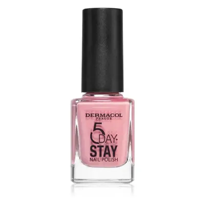 Dermacol 5 Day Stay hosszantartó körömlakk árnyalat 09 Candy Shop 11 ml