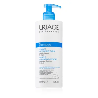 Uriage Xémose Gentle Cleansing Syndet finoman tisztító géles krém száraz és atópiás bőrre 500 ml