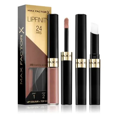 Max Factor Lipfinity Lip Colour hosszan tartó rúzs balzsammal árnyalat 350 Essential Brown 4,2 g