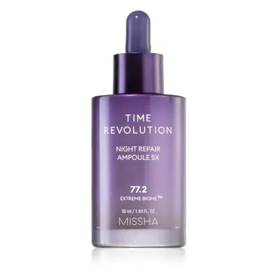 Missha Time Revolution Night Repair Ampoule intenzív éjszakai ápolás ránctalanító hatással 50 ml