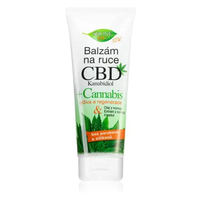 Bione Cosmetics Cannabis CBD regeneráló balzsam a kézre CBD-vel 205 ml