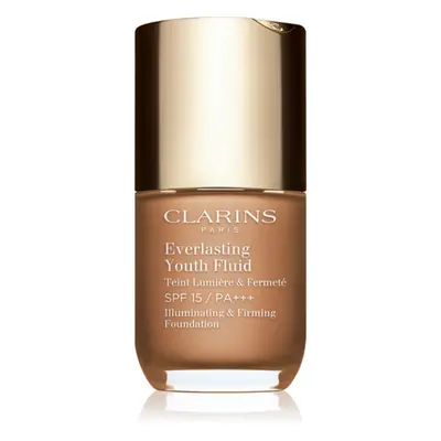 Clarins Everlasting Youth Fluid Foundation élénkítő make-up SPF 15 árnyalat 113 Chestnut 30 ml