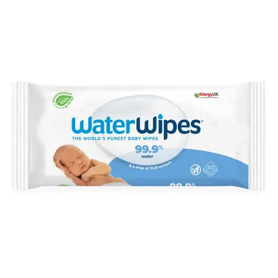 Water Wipes Baby Wipes finom nedves törlőkendők gyermekeknek 60 db